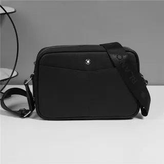 Montblanc Meisterstück Bolsa Cruzada Estruturada Cinza Taupe 19