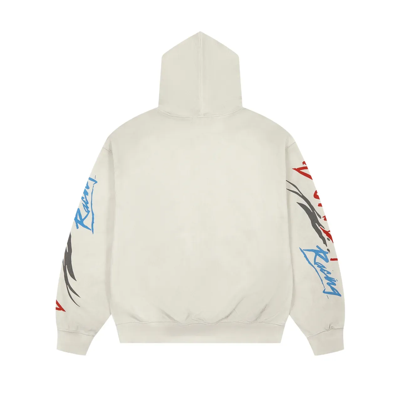 Off-White Graphic-Print Rhinestone-Embellished Racing-Themed Zip-Up Hoodie 4