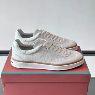 Off-White أحذية رياضية من النسيج ذات القمة المنخفضة بأسلوب حياة