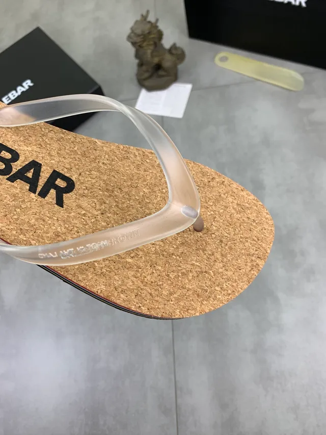 ORLEBAR Cork Sole Flip-Flop Slippers 3