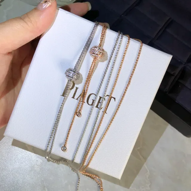 Piaget Possession-Style Pavé Diamond Cylindrical Pendant Necklace 7