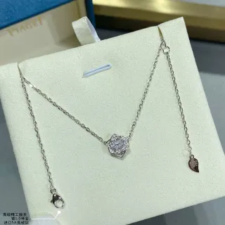 Piaget floral rose Pavé colliers de diamants