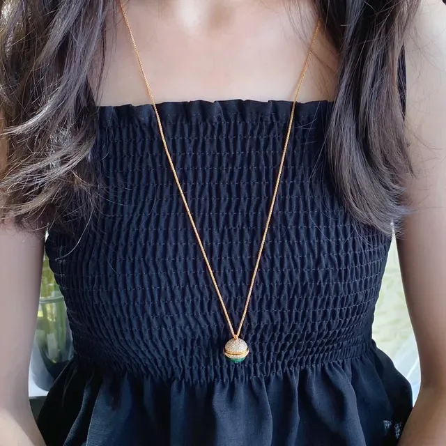 Piaget Spherical Malachite and Pavé Diamond Pendant Necklace 9