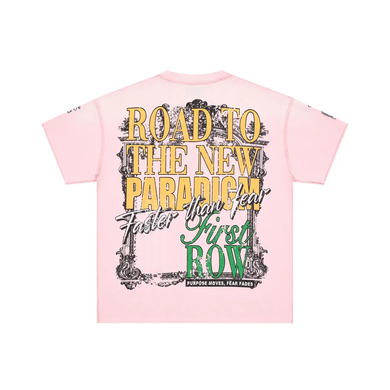 Pink Graphic-Print Oversized T-Shirt 4