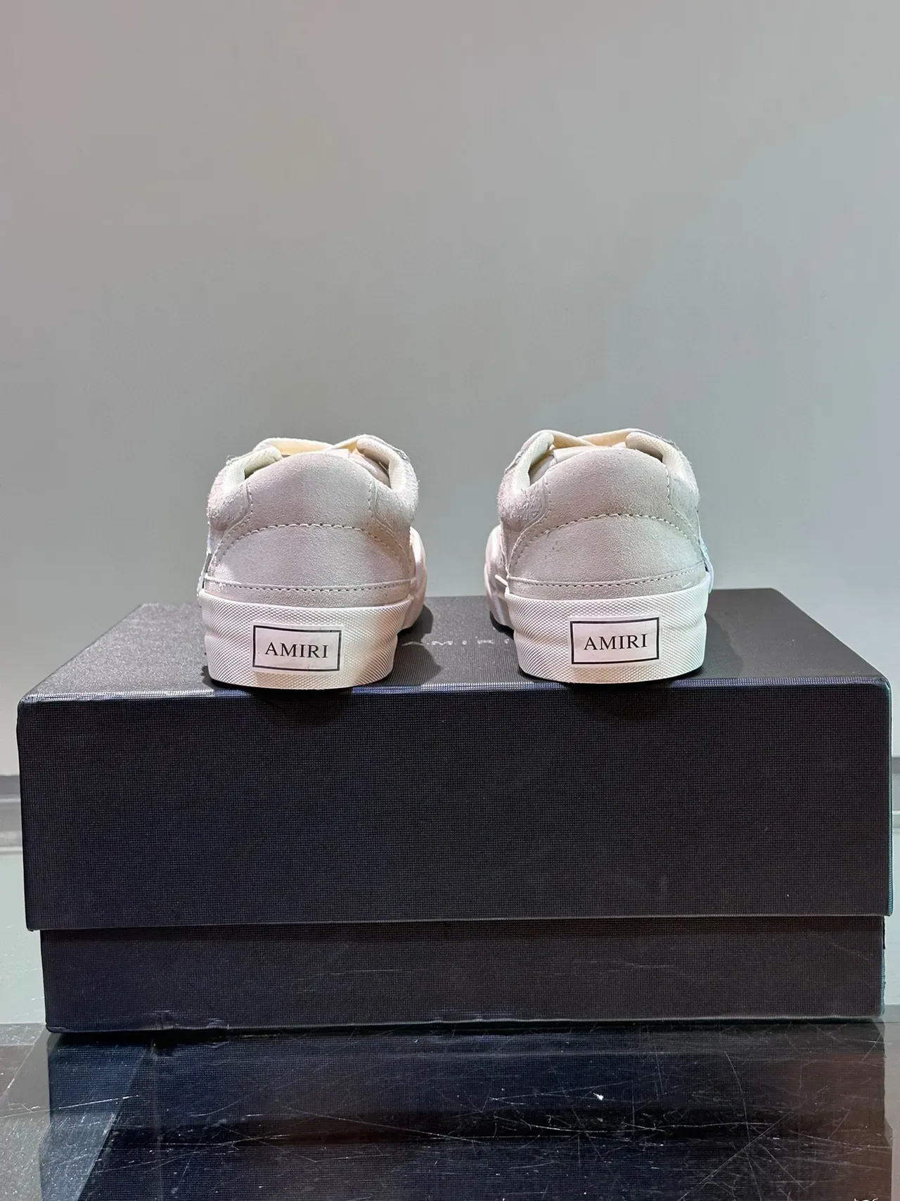 Pink Silver Low-Top Suede-Like Upper Sneakers 7