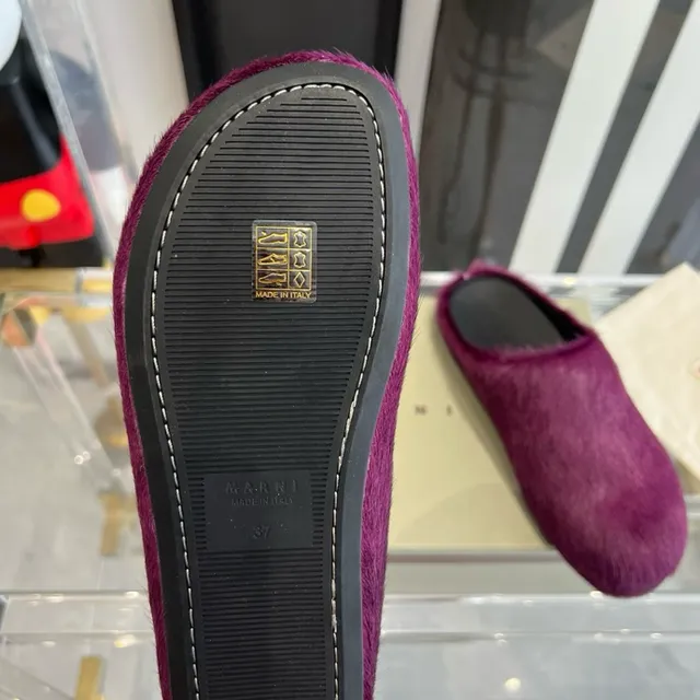 Purple Fur Slip-On Slippers 7