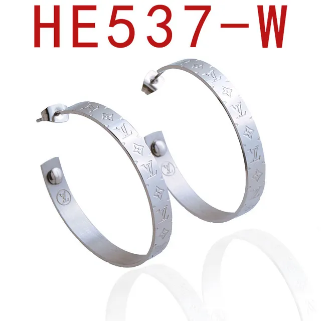 Rose Gold Engraved Monogram Hoop Earrings 2