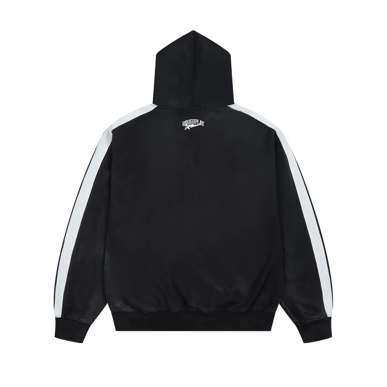 Rough Arch Logo Studded Stripe Full-Zip Hoodie 9