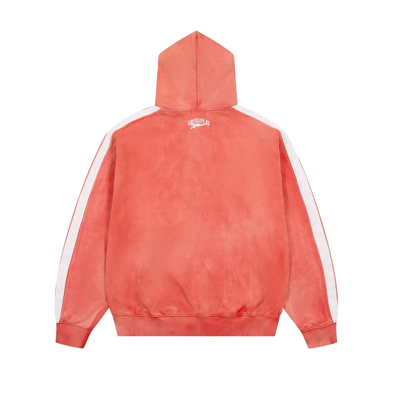 Rough Arch Logo Studded Stripe Full-Zip Hoodie 13