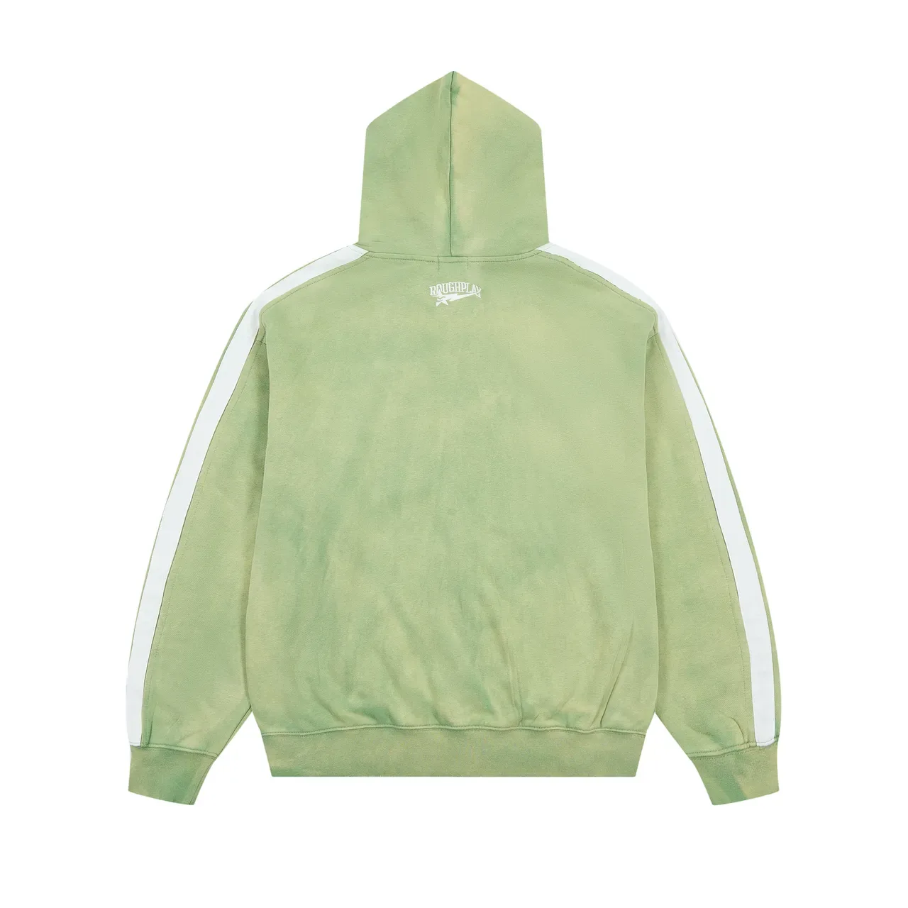 Rough Arch Logo Studded Stripe Full-Zip Hoodie 17