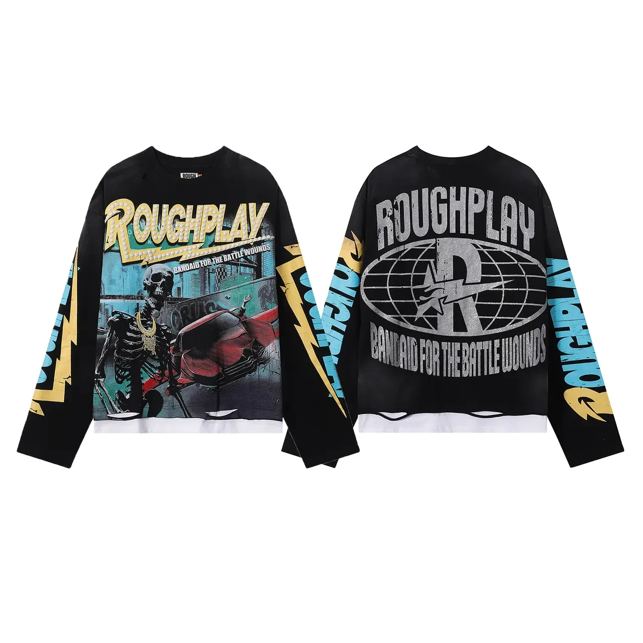 Roughplay Bandaid for the Battle Wounds Graphic T-Shirt 6