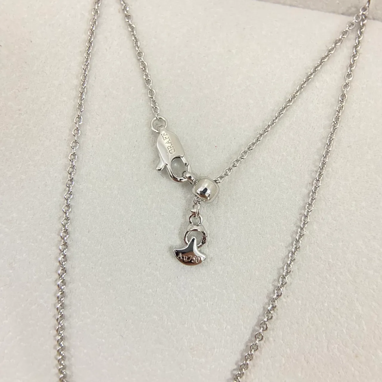 Silver Gold Butterfly Pendant Enamel Petal Finish Necklace 3