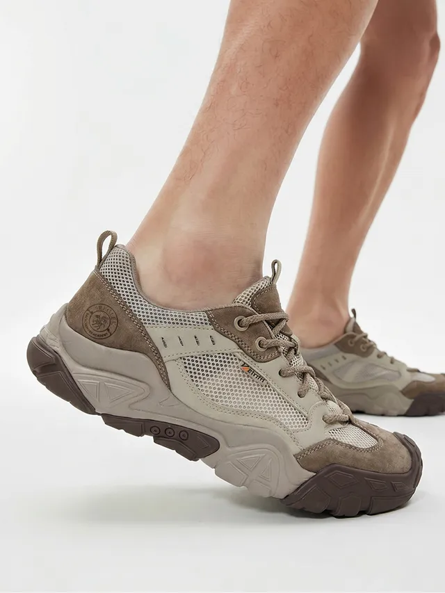 SREGLEK Move Alpha Lite Beige and Black Hiking Boots 4