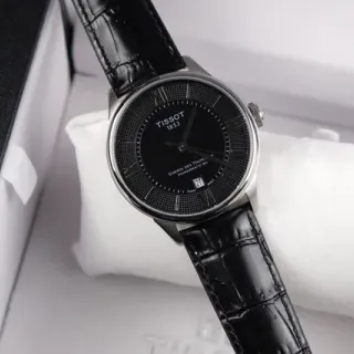 Tissot Chemin des Tourelles Powermatic 80 Black Dial Mechanical Watch