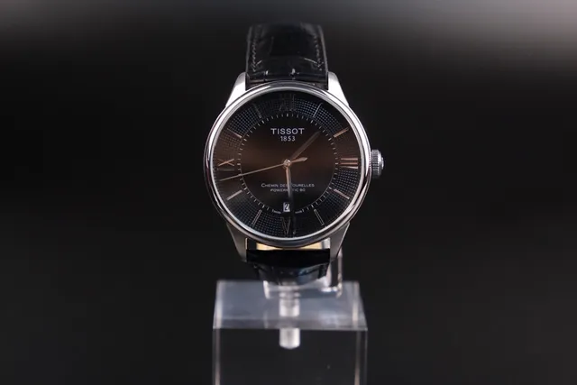 Tissot Chemin des Tourelles Powermatic 80 Mostrador Preto Relógio Mecânico 2