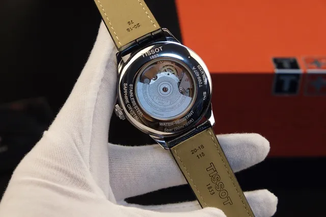 Tissot Chemin des Tourelles Powermatic 80 Mostrador Preto Relógio Mecânico 3