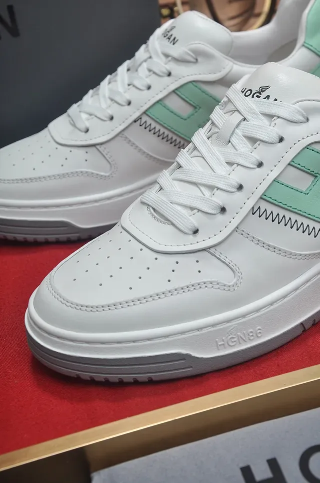 White and Mint Green Platform Lifestyle Sneaker 3