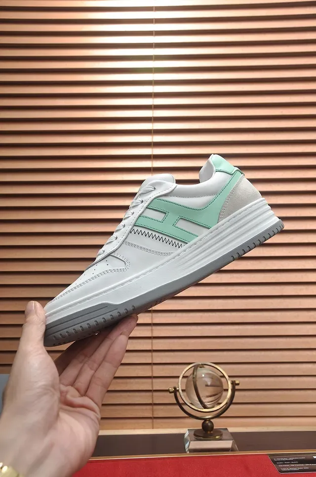White and Mint Green Platform Lifestyle Sneaker 6