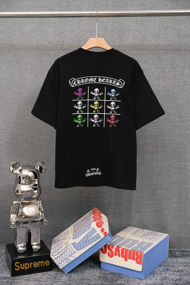 White Graphic Print Crew Neck Short Sleeve T-Shirt 2