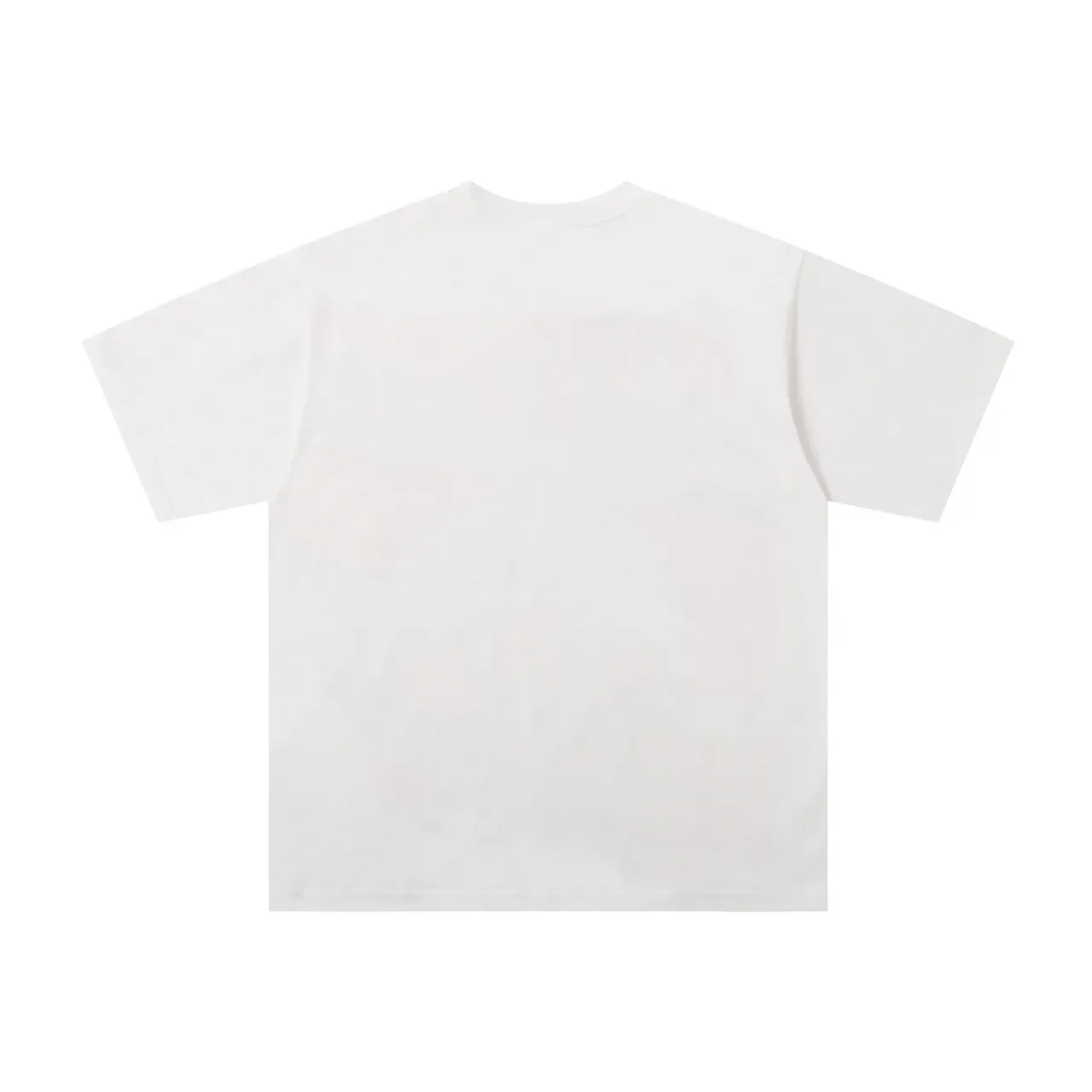 White Graphic-Print Oversized T-Shirt 4