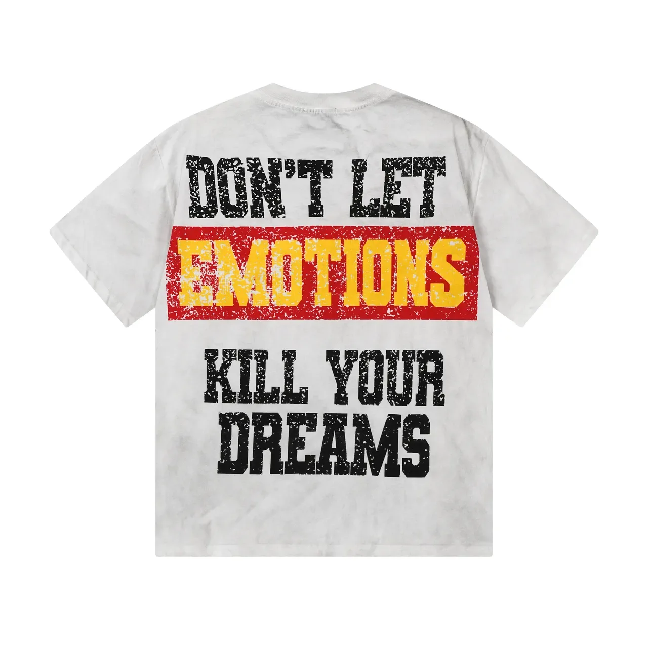White Red Graphic-Print Oversized Fit T-Shirt 3