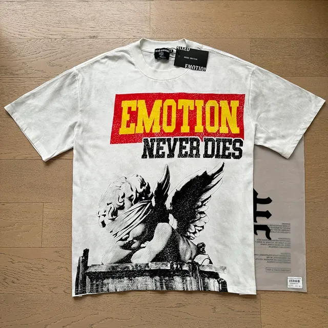 White Red Graphic-Print Oversized Fit T-Shirt 6