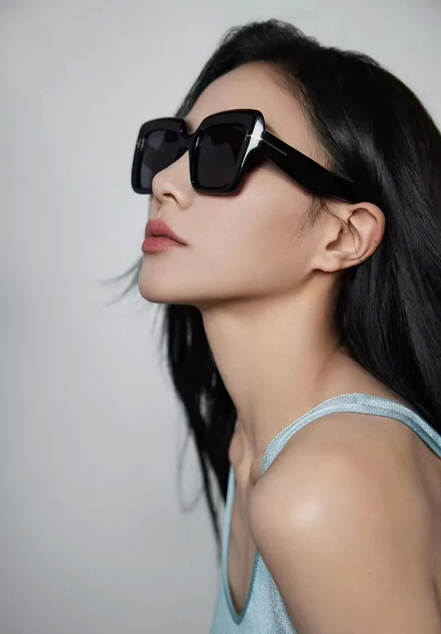 Gentle Monster Black Brown Oversized Square Frame Thick Acetate Sunglasses 4