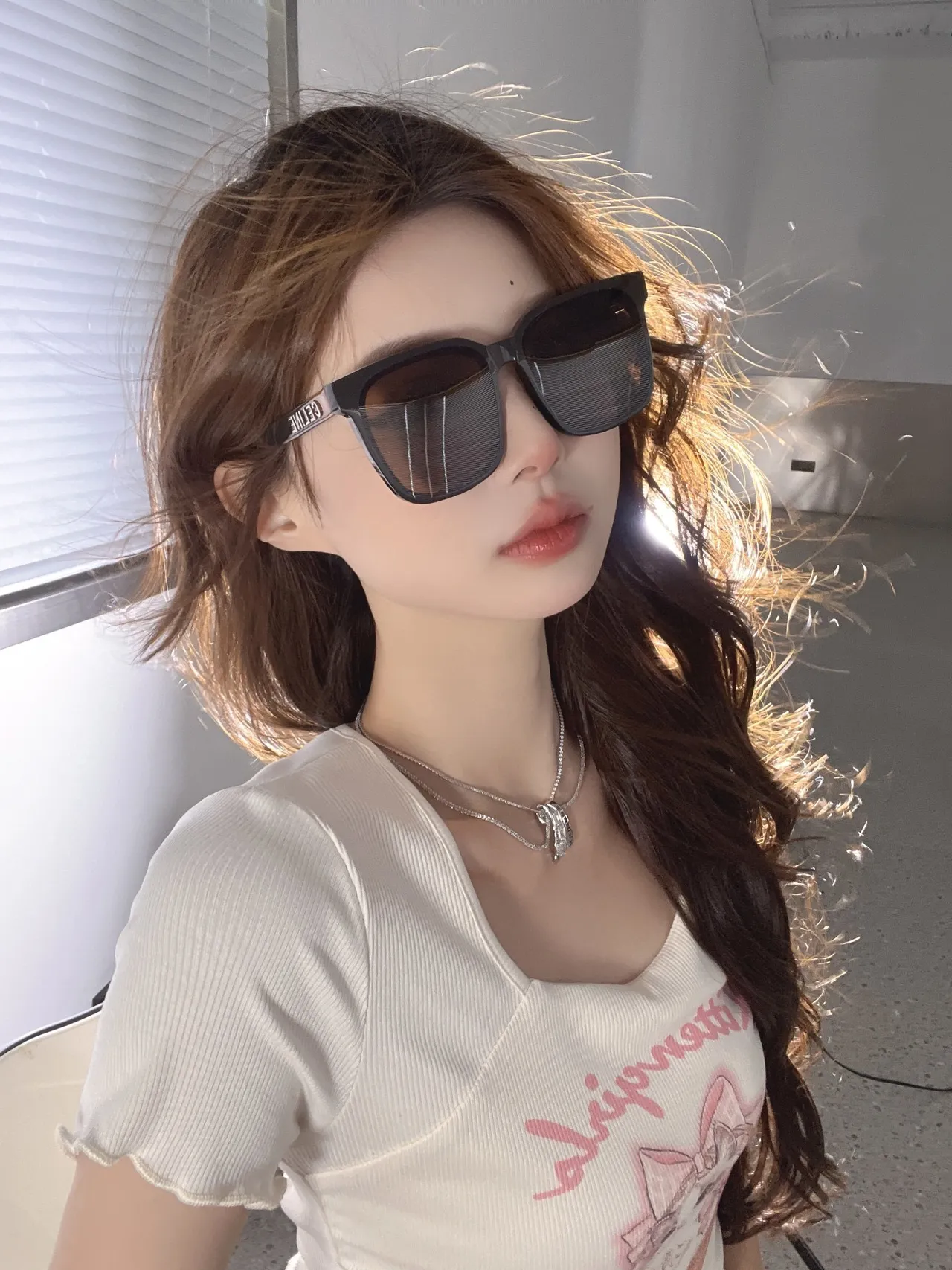 Gentle Monster Oversized Square Black Sunglasses 6