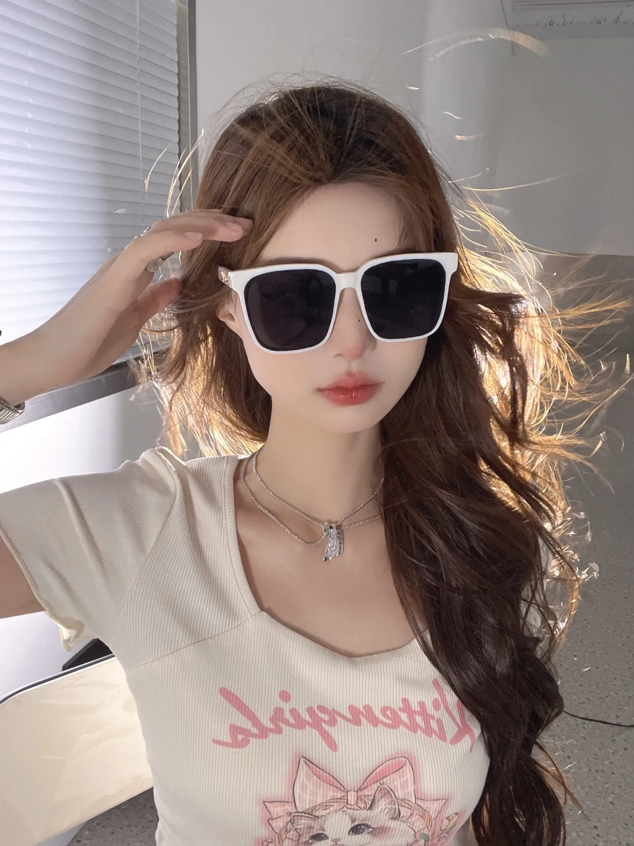 Gentle Monster Oversized Square Black Sunglasses 8