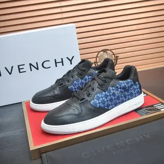 Givenchy City Sport Black and Blue Monogram Lifestyle Sneakers