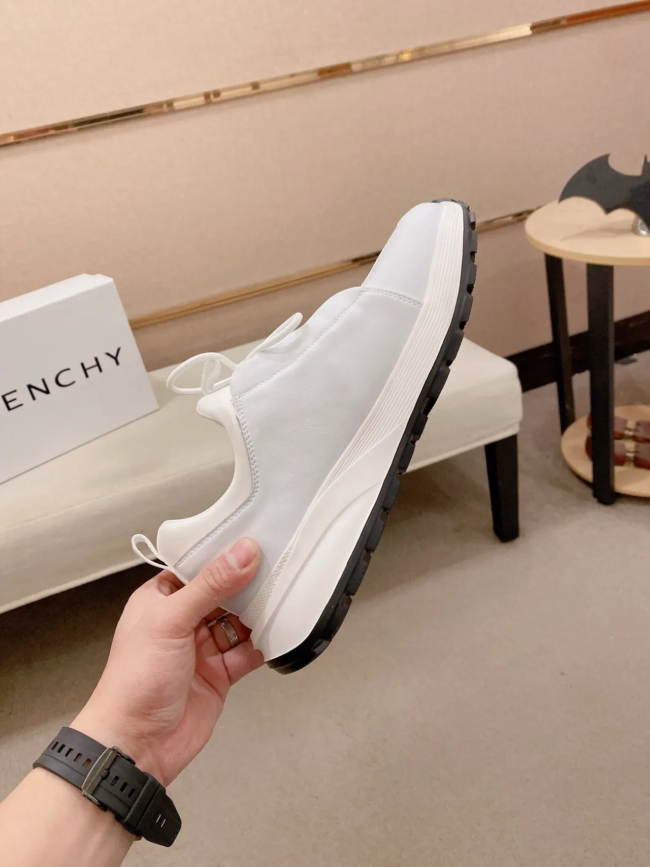 Givenchy City Sport White Embossed Logo Lifestyle Sneakers 5
