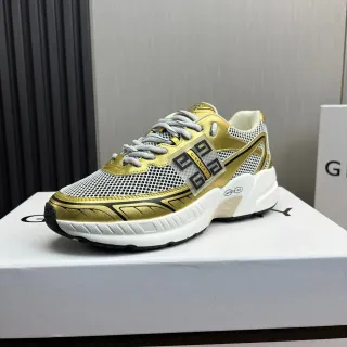 Givenchy Spectre Metallic Gold and White Chunky Sneakers