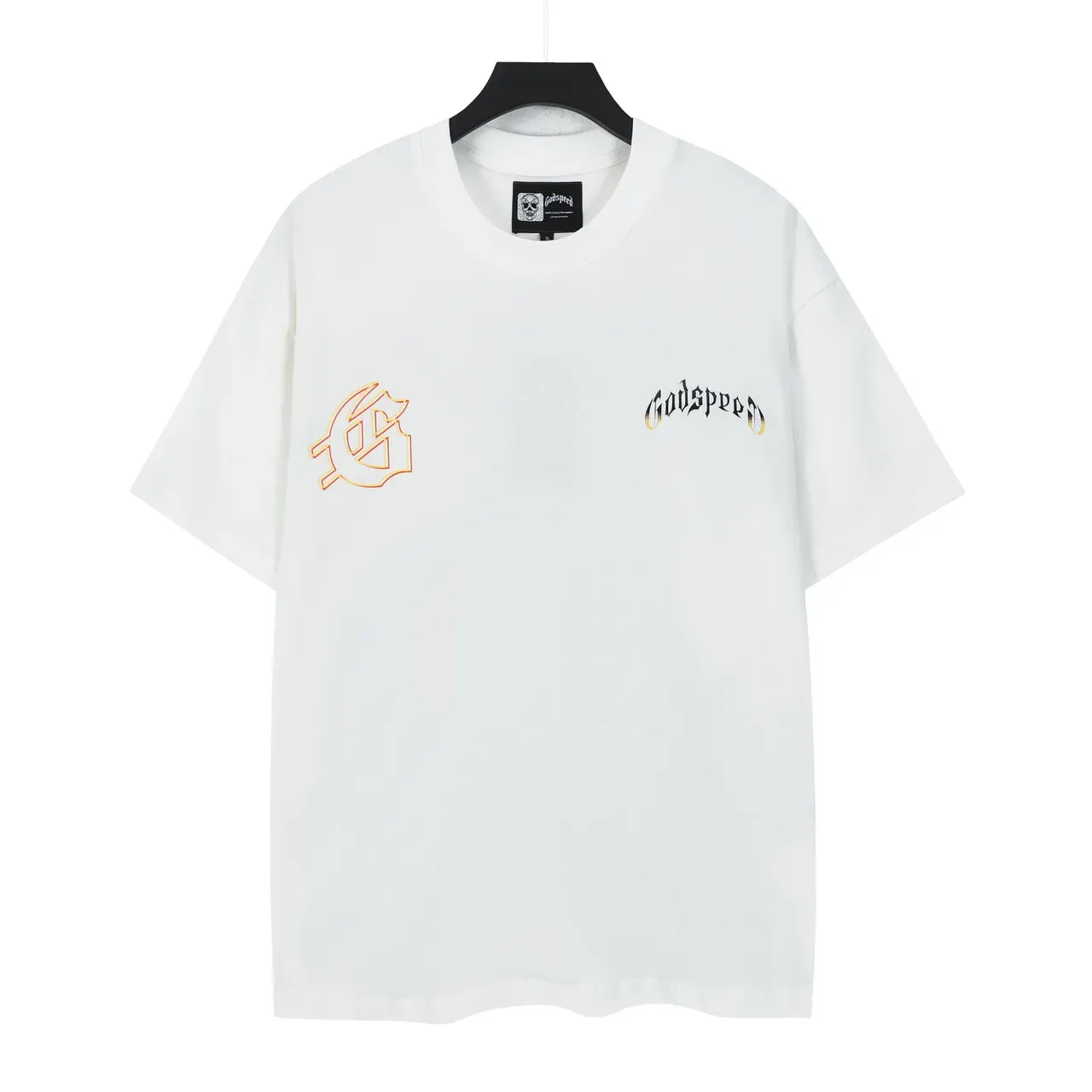 Godspeed Graphic Biker Print Oversized T-Shirt 3