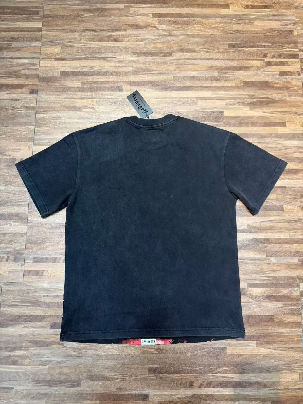 Godspeed Graphic Print Oversized Black T-Shirt 6