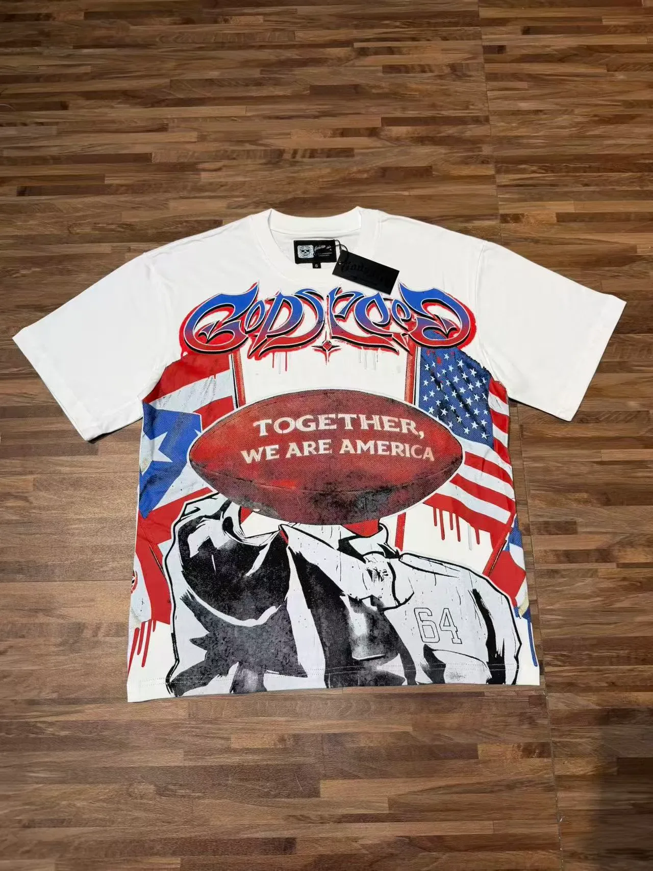 Godspeed Graphic Print Oversized T-Shirt 2