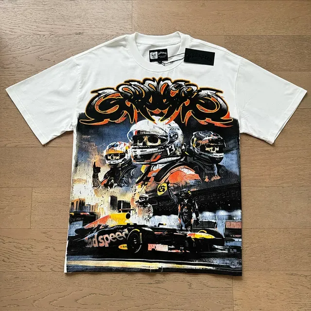 Godspeed Racing Graphic Print White T-Shirt 2