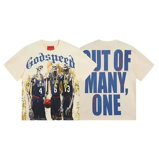 Godspeed Skeletal USA Basketball Graphic T-Shirt 4