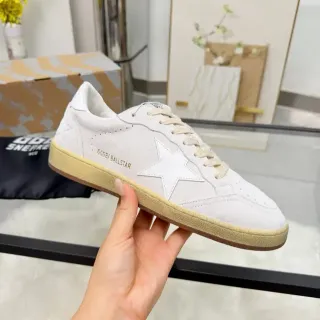 Golden Goose Ball Star Off-White Suede Lifestyle Sneakers