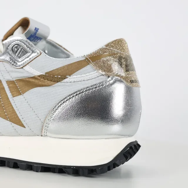 Golden Goose Argent Or Supérieure Métallique Superposition Étoile Sneakers Lifestyle 4