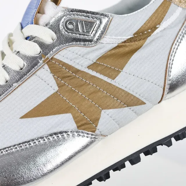 Golden Goose Argent Or Supérieure Métallique Superposition Étoile Sneakers Lifestyle 6