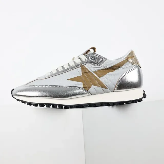Golden Goose Argent Or Supérieure Métallique Superposition Étoile Sneakers Lifestyle 9