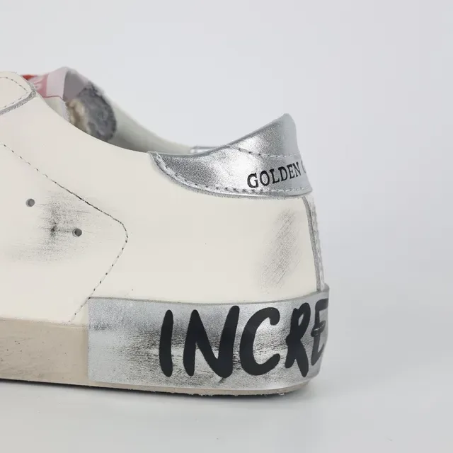 Golden Goose Super-Star Off-White Glitter Star tênis lifestyle 4