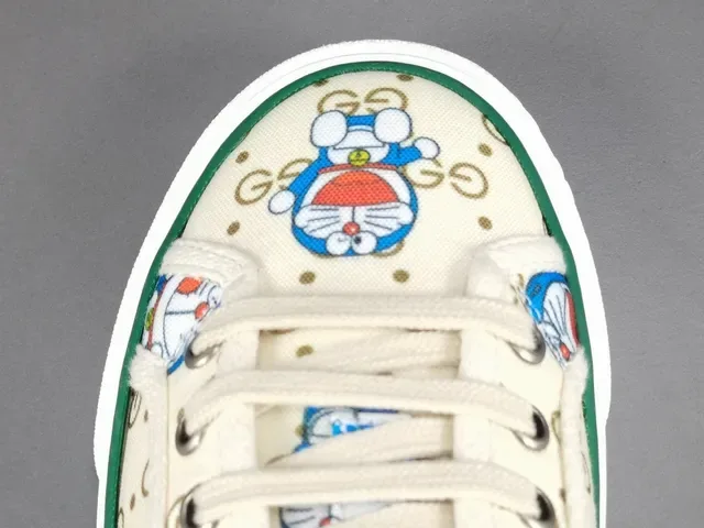 Gucci Ace Doraemon Print Canvas Lifestyle Sneakers 2