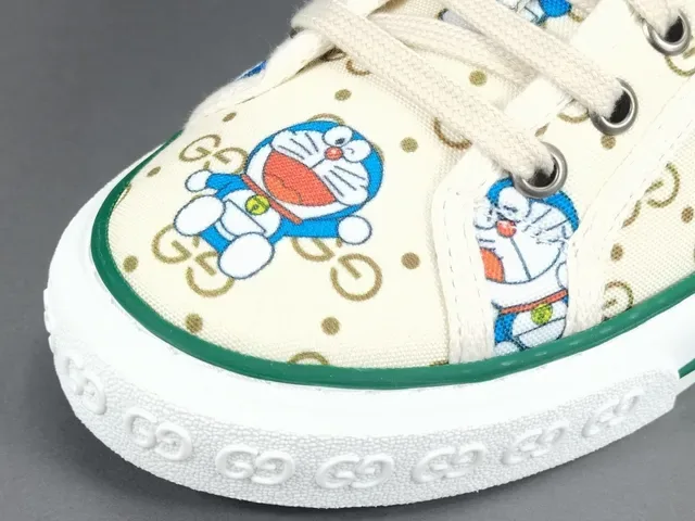 Gucci Ace Doraemon Print Canvas Lifestyle Sneakers 3