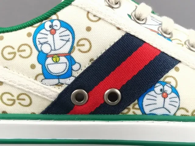 Gucci Ace Doraemon Print Canvas Lifestyle Sneakers 6