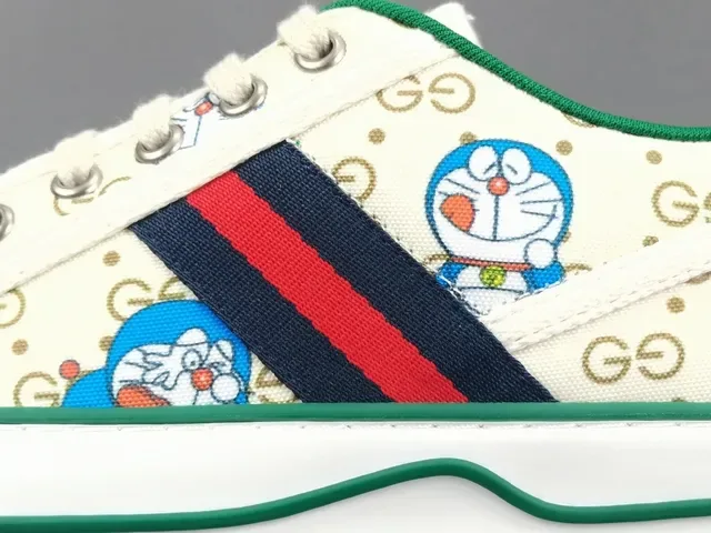 Gucci Ace Doraemon Print Canvas Lifestyle Sneakers 8