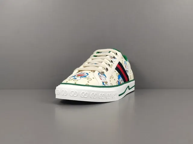 Gucci Ace Doraemon Print Canvas Lifestyle Sneakers 13