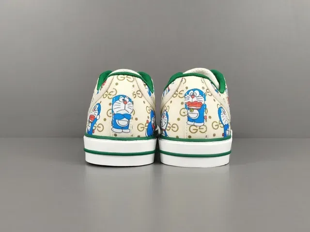 Gucci Ace Doraemon Print Canvas Lifestyle Sneakers 14
