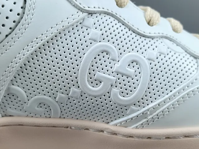 Gucci Ace Perforated White Lifestyle Sneakers 5