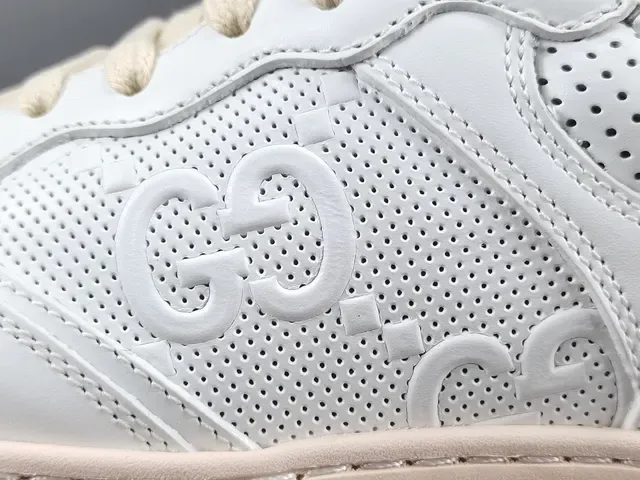 Gucci Ace Perforated White Lifestyle Sneakers 8